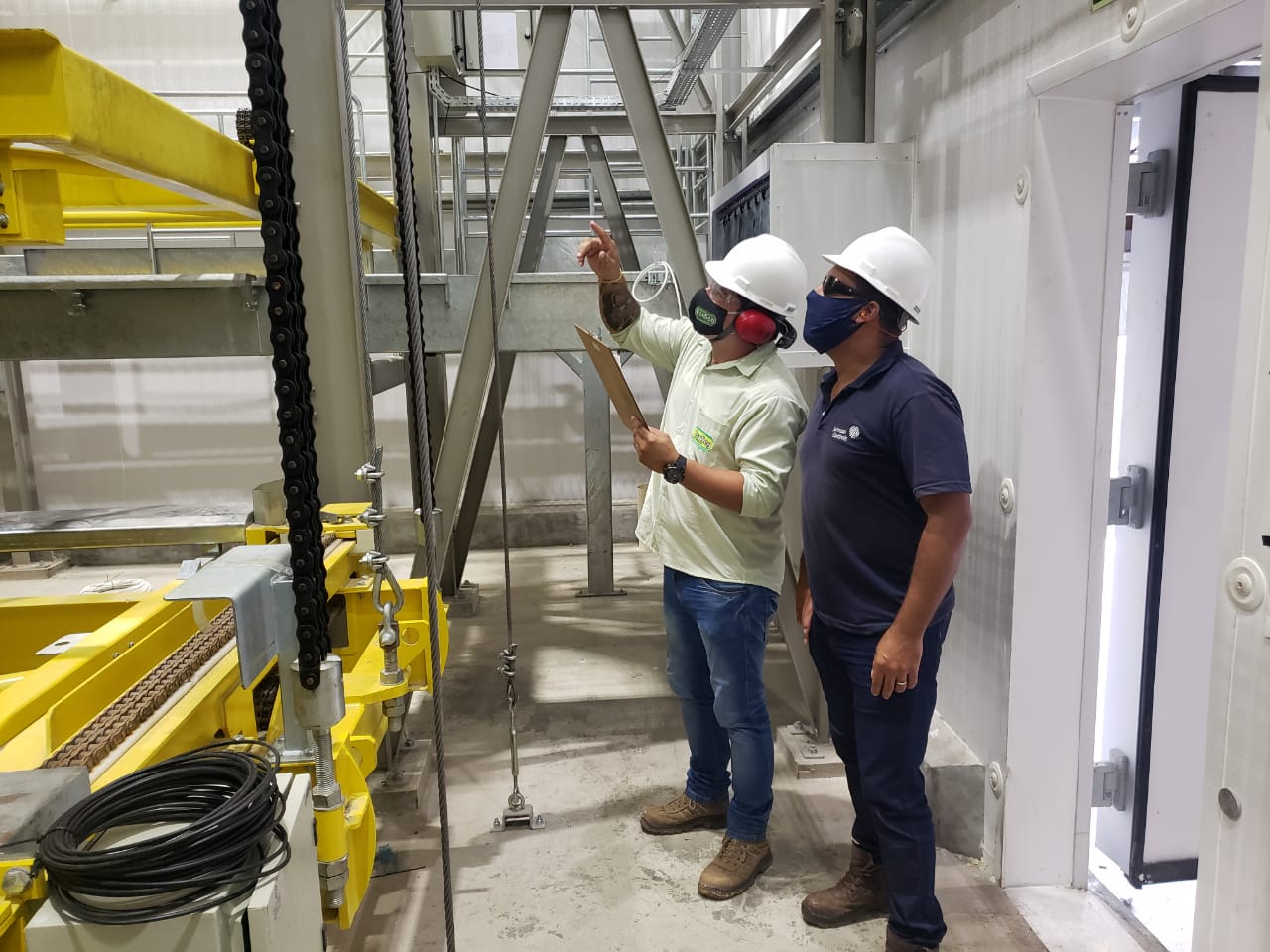 Gestão de Segurança em Obras - Montagem de TRV (São Geraldo do Araguaia/PA)